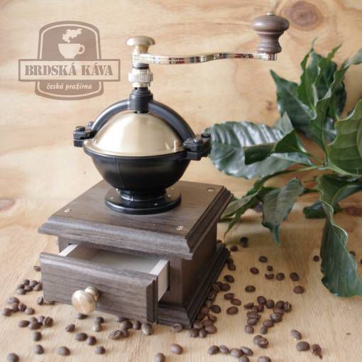 Ruční kávomlýnek pro Brdskou kávu - mod. 169DG
